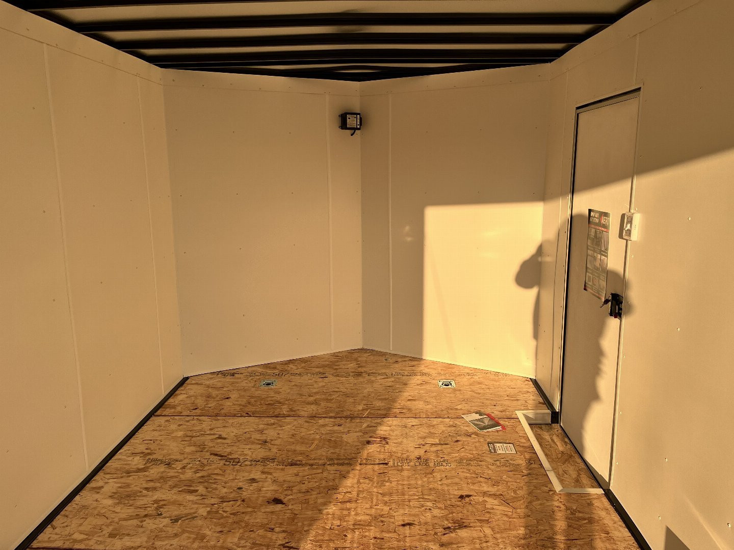 New 2026 AERO 8.5x18 +2’V, 7’ TALL, WHITE Interior, QUALITY Enclosed Rear Ramp Car Hauler Cargo Trailer