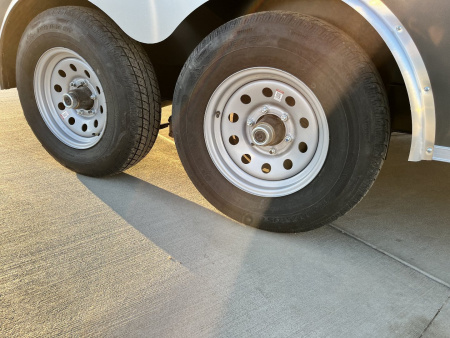 New 2026 AERO 8.5x18 +2’V, 7’ TALL, WHITE Interior, QUALITY Enclosed Rear Ramp Car Hauler Cargo Trailer