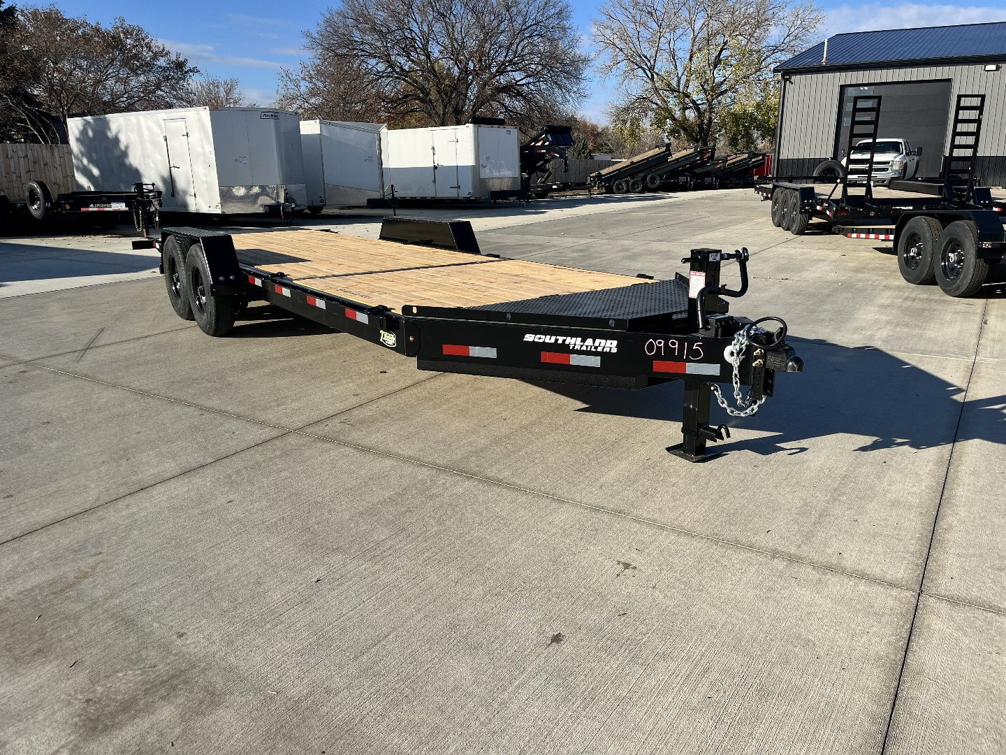 New 2025 Southland 22 ft = 16 ft Tilt + 6 ft flat Gravity Tilt Heavy Duty 16K Trailer 14 PLY Tires