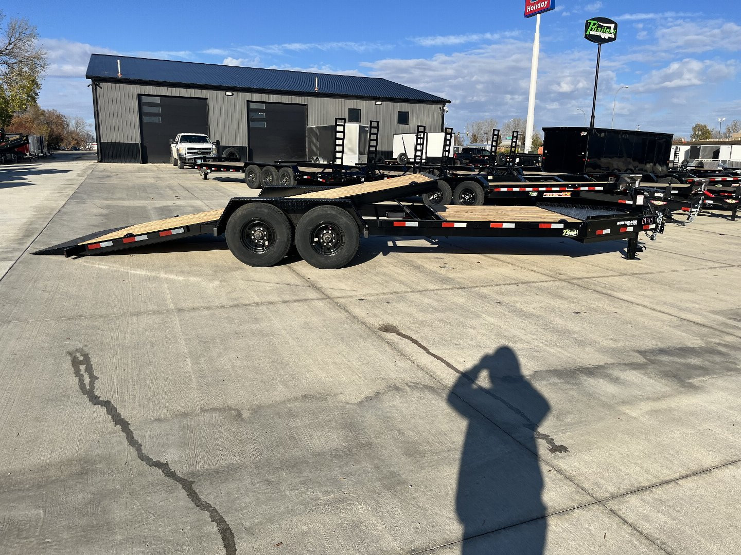 New 2025 Southland 22 ft = 16 ft Tilt + 6 ft flat Gravity Tilt Heavy Duty 16K Trailer 14 PLY Tires