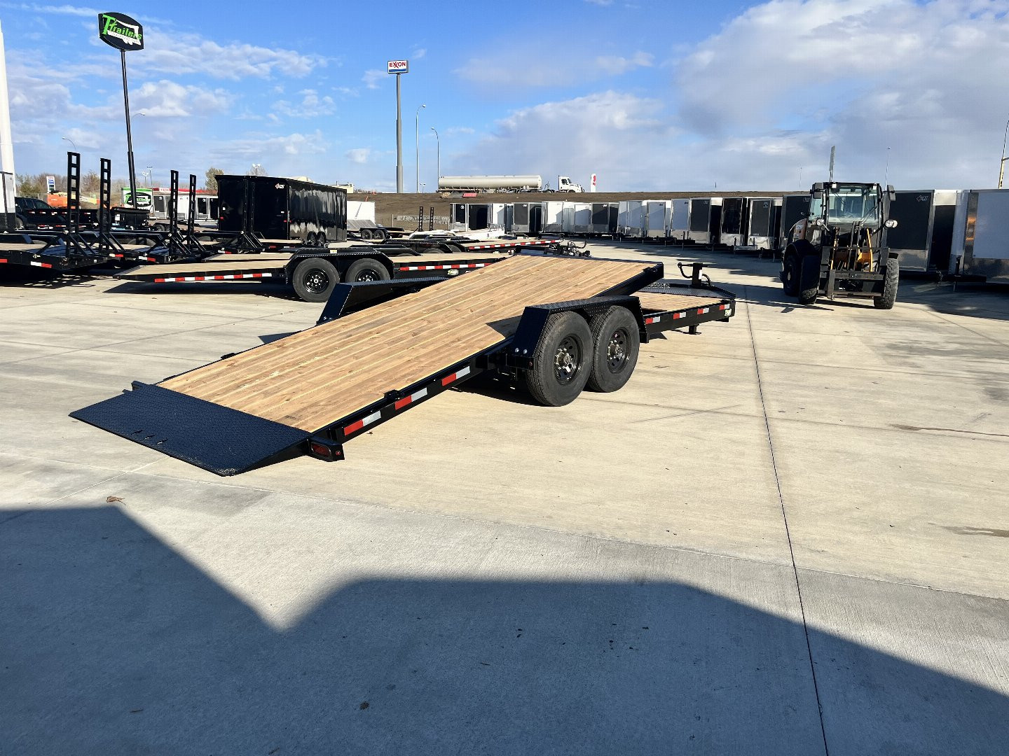 New 2025 Southland 22 ft = 16 ft Tilt + 6 ft flat Gravity Tilt Heavy Duty 16K Trailer 14 PLY Tires