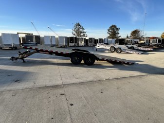 New NEW 2025 H&H Speedloader 24’ POWER TILT Drive Over Fender flatbed EXTRA WIDE 102” 2-7000 lb axles = 14K