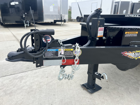 New NEW 2025 H&H Speedloader 22’ POWER TILTbed flatbed Trailer 2-7000 lb axles =14K Removable Fenders