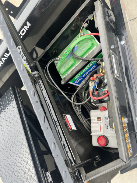 New NEW 2025 H&H Speedloader 22’ POWER TILTbed flatbed Trailer 2-7000 lb axles =14K Removable Fenders