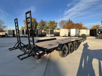 New 2025 Southland 24’ Flatbed 3-7000lb axles =21K Dovetail Trailer Fold Up Ramps