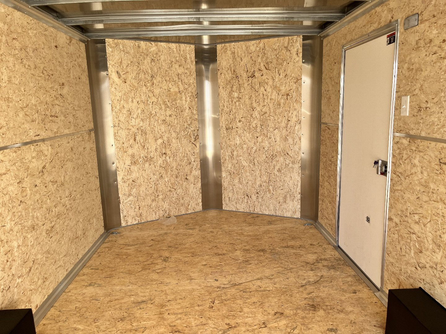 New 2025 H&H 8.5x16 +2’V TALL 7’ Enclosed Rear Ramp Car Hauler Cargo Trailer