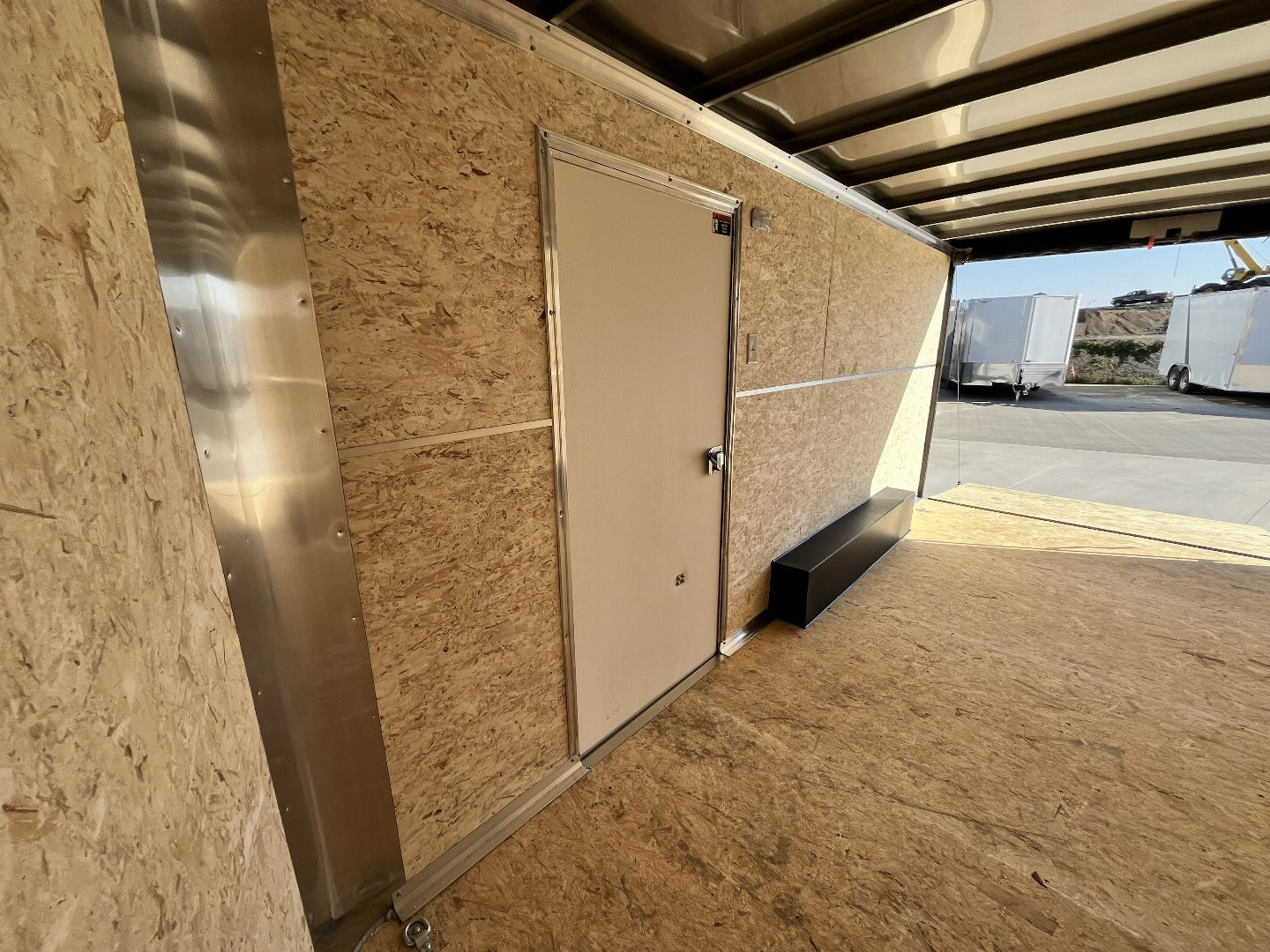 New 2025 H&H 8.5x16 +2’V TALL 7’ Enclosed Rear Ramp Car Hauler Cargo Trailer