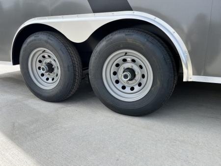 New NEW 2025 AERO 8.5x22 + 2’V TALL 7’ QUALITY Enclosed 4x4 ESCAPE DOOR Car Hauler Cargo Trailer