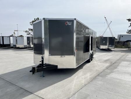 New NEW 2025 AERO 8.5x22 + 2’V TALL 7’ QUALITY Enclosed 4x4 ESCAPE DOOR Car Hauler Cargo Trailer