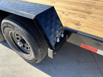 New 2025 Southland 22’=20 flat +2ft dovetail Flatbed 2-5200lb axles =10K  Trailer with Fold Up Ramps