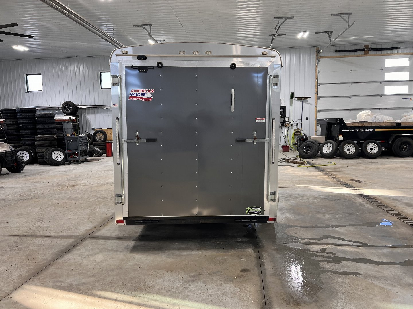 Used 2018 American Hauler Haulmark 610 charcoal Cargo / Enclosed Trailer