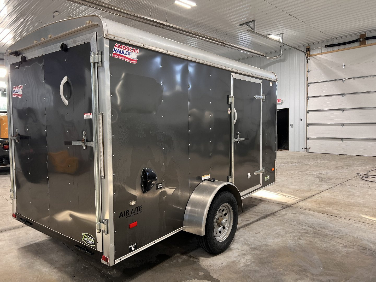 Used 2018 American Hauler Haulmark 610 charcoal Cargo / Enclosed Trailer
