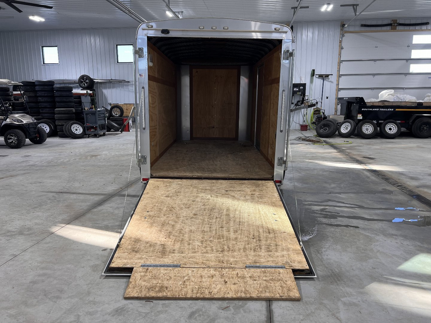 Used 2018 American Hauler Haulmark 610 charcoal Cargo / Enclosed Trailer