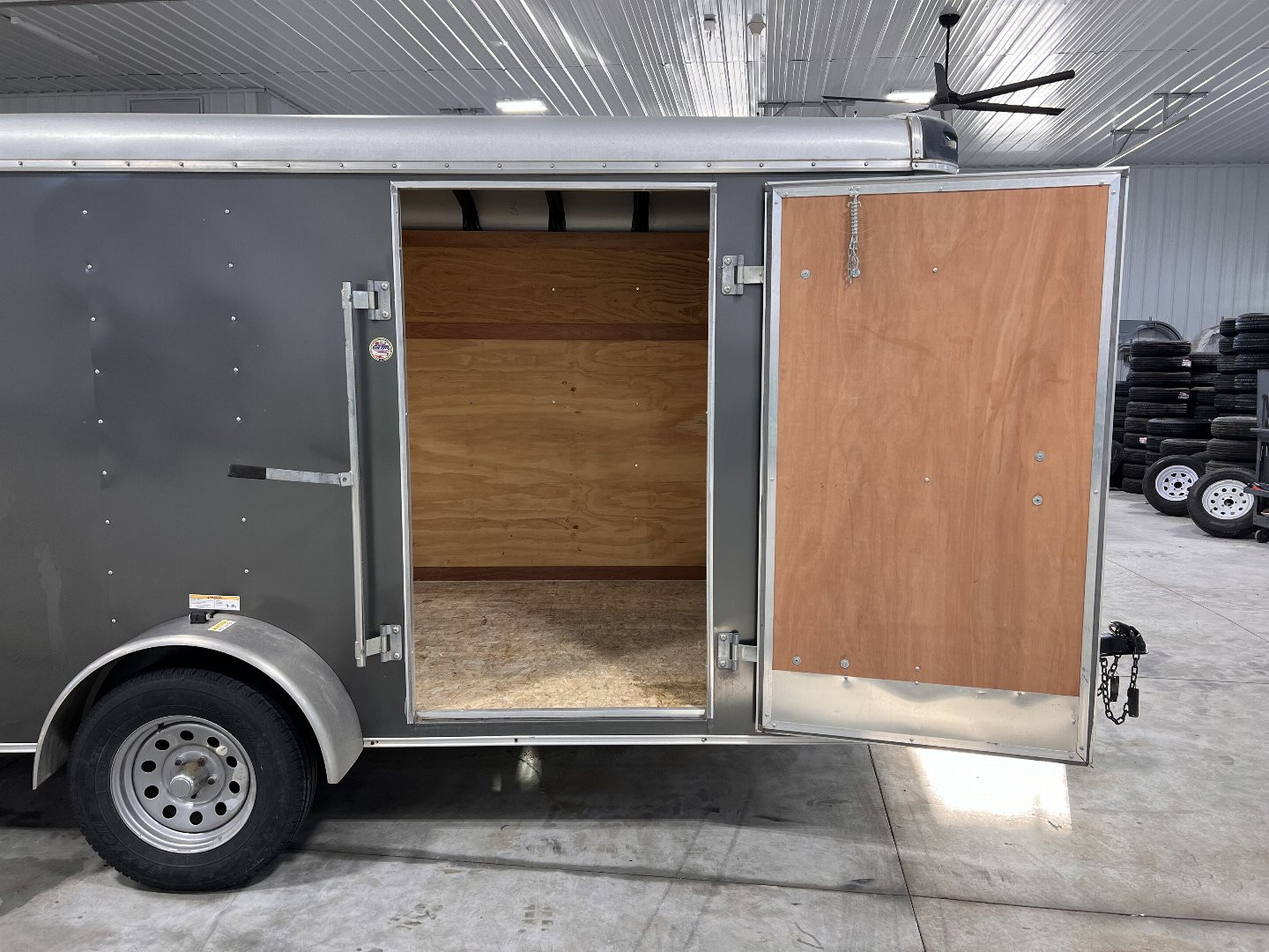 Used 2018 American Hauler Haulmark 610 charcoal Cargo / Enclosed Trailer