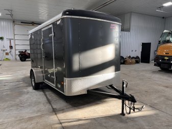 Used 2018 American Hauler Haulmark 610 charcoal Cargo / Enclosed Trailer