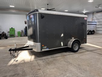 Used 2018 American Hauler Haulmark 610 charcoal Cargo / Enclosed Trailer