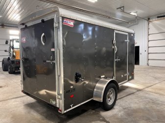 Used 2018 American Hauler Haulmark 610 charcoal Cargo / Enclosed Trailer