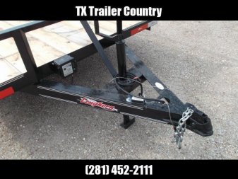 New 2024 Longhorn Trailers 83x20 Utility Trailer / 4ft Ramp Gate / Electric Brakes / Pipetop