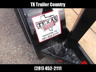 New 2024 Longhorn Trailers 83x20 Utility Trailer / 4ft Ramp Gate / Electric Brakes / Pipetop