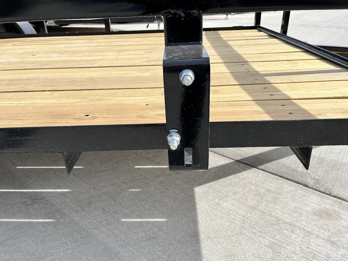 New NEW 2025 H&H 82"x14' Flatbed RailSide Utility with Stand Up gate