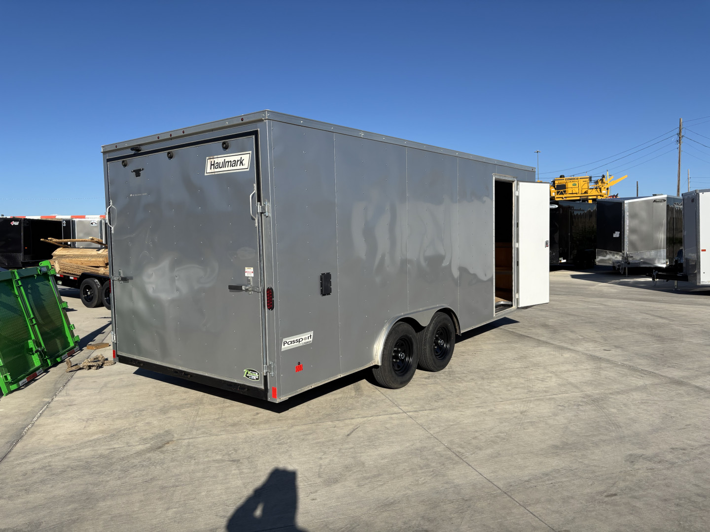 Used 2020 Haulmark 8.5x20 +2’V TALL 7’, Enclosed Car Hauler Trailer