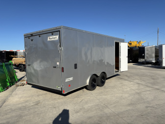 Used 2020 Haulmark 8.5x20 +2’V TALL 7’, Enclosed Car Hauler Trailer