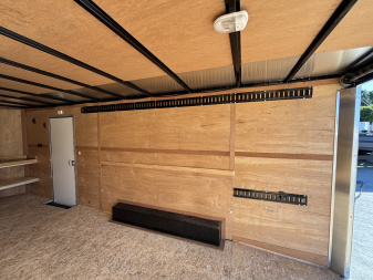 Used 2020 Haulmark 8.5x20 +2’V TALL 7’, Enclosed Car Hauler Trailer