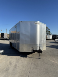 Used 2020 Haulmark 8.5x20 +2’V TALL 7’, Enclosed Car Hauler Trailer