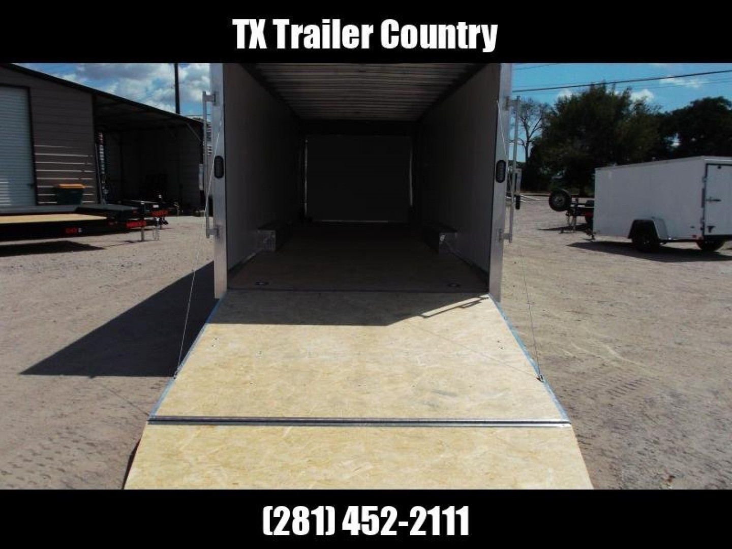 New SPECIAL - 2024 Alcom EZ Hauler 8.5x24 Enclosed Car Hauler / Cargo Trailer / Enclosed Trailer / ALL Aluminum Frame and Body / 5200# Axles / 6'10" Interior / .030 White Fully Screwless Exterior