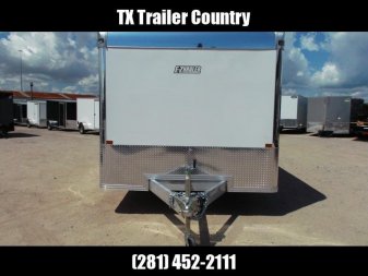 New SPECIAL - 2024 Alcom EZ Hauler 8.5x24 Enclosed Car Hauler / Cargo Trailer / Enclosed Trailer / ALL Aluminum Frame and Body / 5200# Axles / 6'10" Interior / .030 White Fully Screwless Exterior