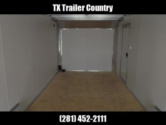 New SPECIAL - 2024 Alcom EZ Hauler 8.5x24 Enclosed Car Hauler / Cargo Trailer / Enclosed Trailer / ALL Aluminum Frame and Body / 5200# Axles / 6'10" Interior / .030 White Fully Screwless Exterior