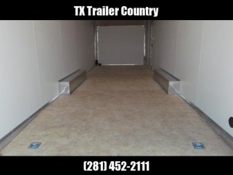 New SPECIAL - 2024 Alcom EZ Hauler 8.5x24 Enclosed Car Hauler / Cargo Trailer / Enclosed Trailer / ALL Aluminum Frame and Body / 5200# Axles / 6'10" Interior / .030 White Fully Screwless Exterior