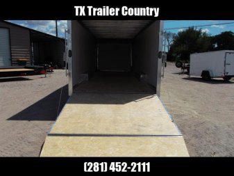 New SPECIAL - 2024 Alcom EZ Hauler 8.5x24 Enclosed Car Hauler / Cargo Trailer / Enclosed Trailer / ALL Aluminum Frame and Body / 5200# Axles / 6'10" Interior / .030 White Fully Screwless Exterior