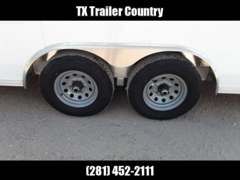 New SPECIAL - 2024 Alcom EZ Hauler 8.5x24 Enclosed Car Hauler / Cargo Trailer / Enclosed Trailer / ALL Aluminum Frame and Body / 5200# Axles / 6'10" Interior / .030 White Fully Screwless Exterior