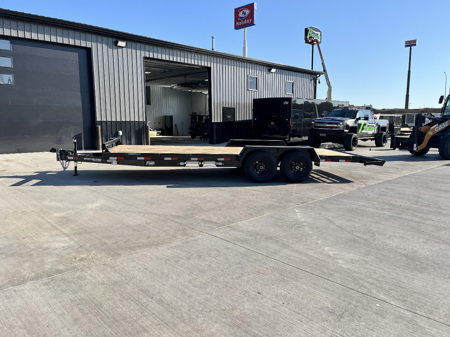 New 2026 Southland 22’ Flatbed 2-7000lb axles =14K Dovetail Trailer Slide In Ramps