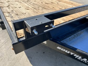 New 2026 Southland 22’ Flatbed 2-7000lb axles =14K Dovetail Trailer Slide In Ramps