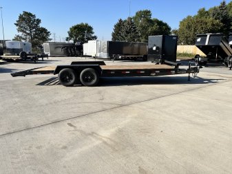 New 2026 Southland 22’ Flatbed 2-7000lb axles =14K Dovetail Trailer Slide In Ramps