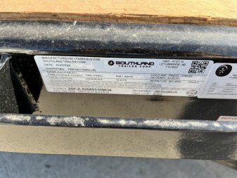 New 2026 Southland 22’ Flatbed 2-7000lb axles =14K Dovetail Trailer Slide In Ramps