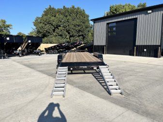 New 2026 Southland 22’ Flatbed 2-7000lb axles =14K Dovetail Trailer Slide In Ramps