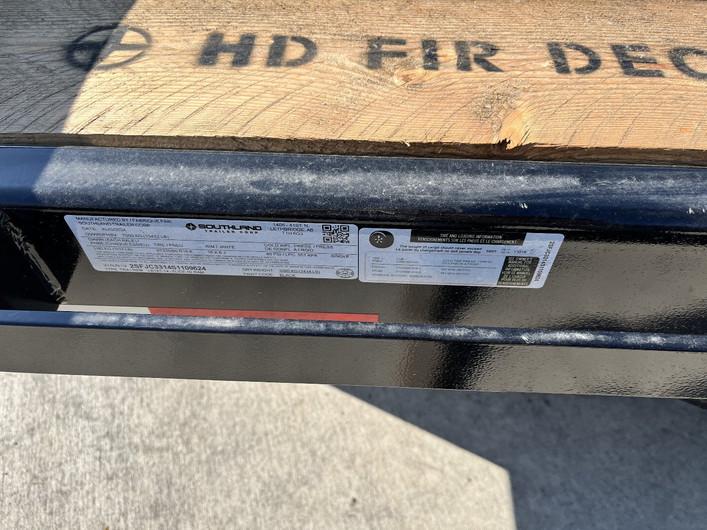 New 2025 Southland 20’ Flatbed 2-7000lb axles = 14K Dovetail Trailer Aluminum Slide In Ramps