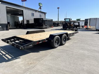 New 2025 Southland 20’ Flatbed 2-7000lb axles = 14K Dovetail Trailer Aluminum Slide In Ramps