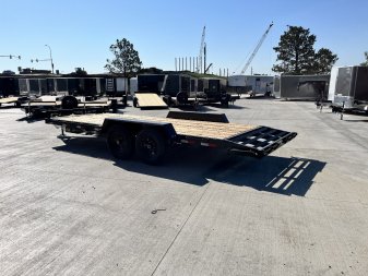 New 2025 Southland 20’ Flatbed 2-7000lb axles = 14K Dovetail Trailer Aluminum Slide In Ramps