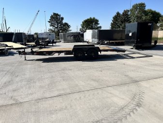 New 2025 Southland 20’ Flatbed 2-7000lb axles = 14K Dovetail Trailer Aluminum Slide In Ramps