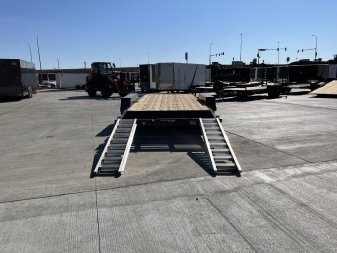 New 2025 Southland 20’ Flatbed 2-7000lb axles = 14K Dovetail Trailer Aluminum Slide In Ramps