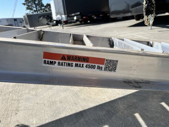 New 2025 Southland 20’ Flatbed 2-7000lb axles = 14K Dovetail Trailer Aluminum Slide In Ramps