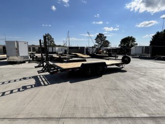 New 2025 Southland 20’ Flatbed 2-7000lb axles =14K Dovetail Trailer Fold Up Ramps