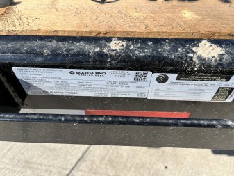 New 2025 Southland 20’ Flatbed 2-7000lb axles =14K Dovetail Trailer Fold Up Ramps