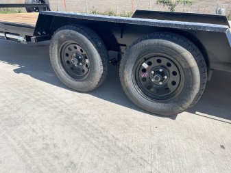 New 2025 Southland 20’=18’flat + 2’ dovetail Flatbed 2-3500lb axles = 7K Trailer with side Slide In Ramps
