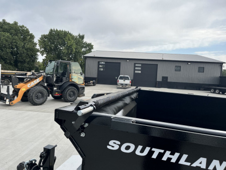New RARE HUGE DISCOUNT NEW 2026 Southland 14ft Low Profile HIGH SIDE Dump Trailer 2-7000 lb axles = 14K with Ramps and TARP