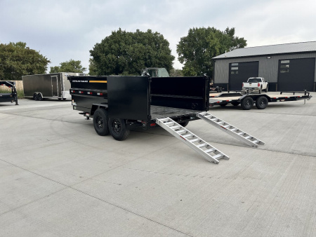 New RARE HUGE DISCOUNT NEW 2026 Southland 14ft Low Profile HIGH SIDE Dump Trailer 2-7000 lb axles = 14K with Ramps and TARP